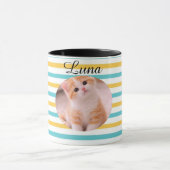 Persoonlijke kattennaam mok grappig cadeau voor ka (Midden)