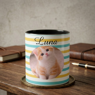Persoonlijke kattennaam mok grappig cadeau voor ka
