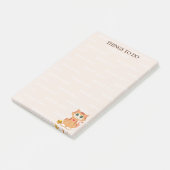 Persoonlijke kattenstrip dingen om te doen post-it® notes (Schuin)