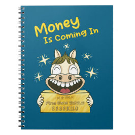Persoonlijke kawaii rijkdom manifestatie pony notitieboek