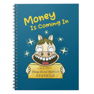 Persoonlijke kawaii rijkdom manifestatie pony notitieboek