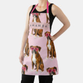 Persoonlijke Kawaii Trendy Boxer Hond Schort (Insitu)