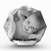 Persoonlijke keepasholiday Grandma Photo Block Fotoblokken (Voorkant)