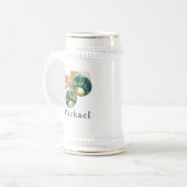 Persoonlijke Keltische lantaarns Ierse bierpul (Voorkant links)