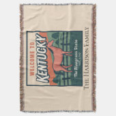 Persoonlijke Kentucky Worpdeken Deken (Voorkant Verticaal)