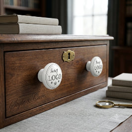 Persoonlijke keramische knop met uw logo