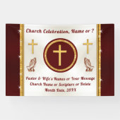 Persoonlijke, kerkbanners voor elke mogelijke over spandoek (Horizontaal)