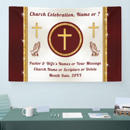 Persoonlijke, kerkbanners voor elke mogelijke over spandoek (Beurs)