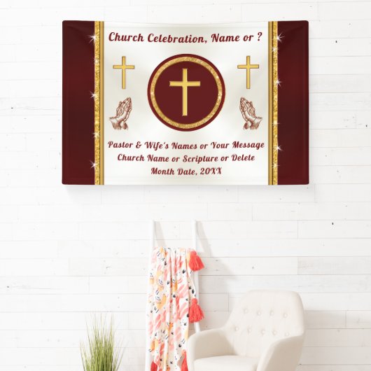 Persoonlijke, kerkbanners voor elke mogelijke over spandoek (Insitu)
