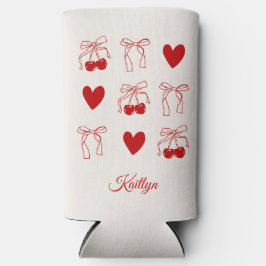 Persoonlijke Kers Lint Bachelorette Feest Custom Seltzer Blikjeskoeler