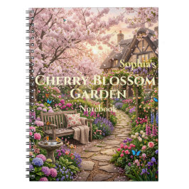 Persoonlijke Kersenbloesemtuin Spiraal Notebook Notitieboek