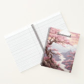 Persoonlijke Kersenbloesemwaterval  Notitieboek (Binnen)