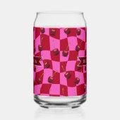 Persoonlijke Kersenruit Retro Aangepaste Naam Blikvorm Glas (Rechts)