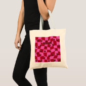 Persoonlijke Kersenruit Retro Aangepaste Naam Tote Bag (Voorkant (product))