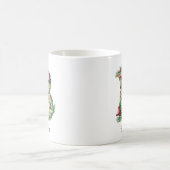 Persoonlijke Kerst B Initiële Monogram Koffiemok (Center)