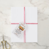 Persoonlijke Kerst Borrelende Potpourri Cadeaulabel (Met Touw)