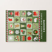 Persoonlijke Kerst Countdown Legpuzzel (Horizontaal)