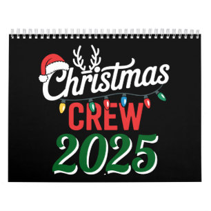Persoonlijke Kerst Crew 2025 Xmas Familie Kalender