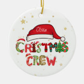 Persoonlijke Kerst Crew Ornament (Voorkant)