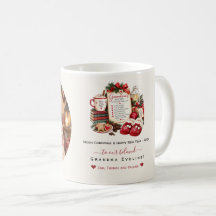 Persoonlijke kerst- en nieuwjaarskaart voor oma