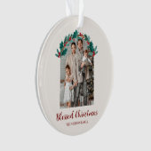Persoonlijke Kerst Foto Acryl Ornament (voorkant)