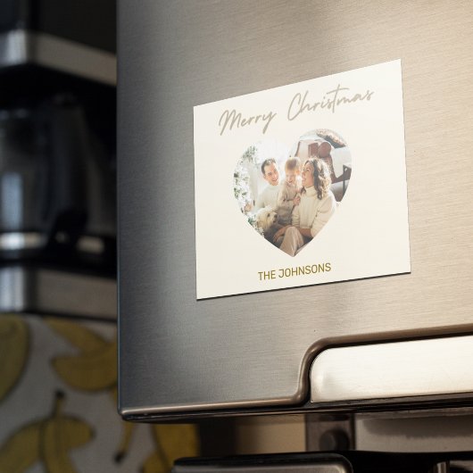 Persoonlijke Kerst Foto Magneet