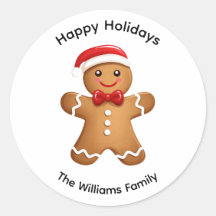 Persoonlijke kerst gingerbread man