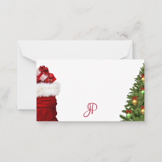 Persoonlijke Kerst Handgeschreven Sjabloon (Voorkant)