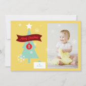 Persoonlijke Kerst-Icoon Foto Kerstkaart (Voorkant)