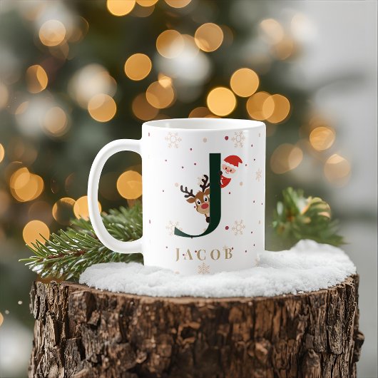 Persoonlijke Kerst Monogram J Mok