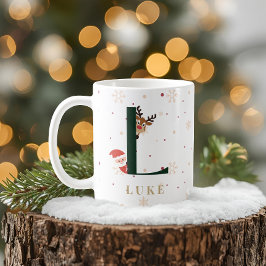 Persoonlijke Kerst Monogram L Mok