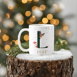 Persoonlijke Kerst Monogram L Mok