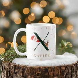 Persoonlijke Kerst Monogram X Mok