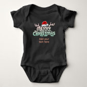 Persoonlijke Kerst Onesies voor Peuters en Baby's Romper (Voorkant)