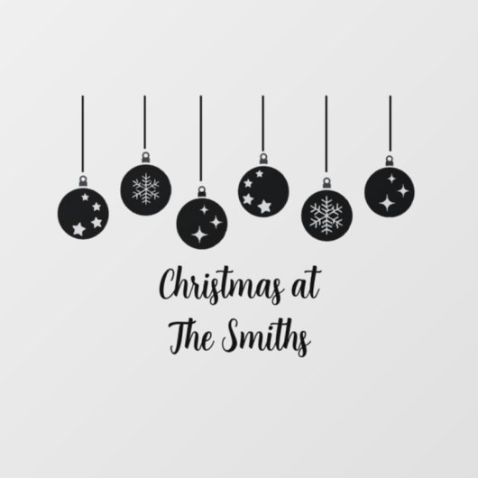 Persoonlijke Kerst Ruitstickers Raamsticker (Vel)