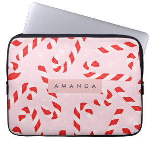 Persoonlijke Kerst Stroopwafels Laptop Sleeve
