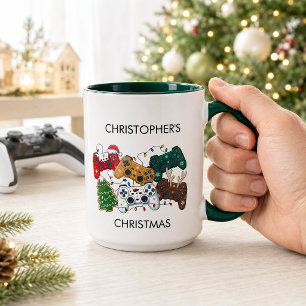 Persoonlijke Kerst voor Gamers Mok