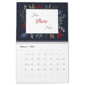 Persoonlijke kerstagenda voor foto's kalender (Feb 2026)