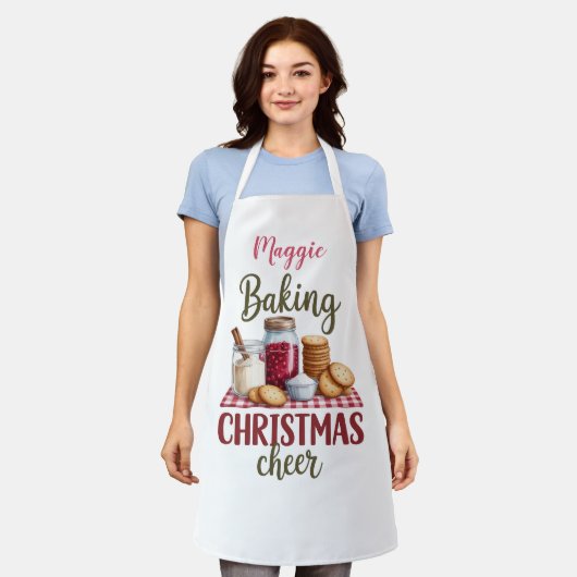 Persoonlijke Kerstbakkerij Schort (Gedragen)