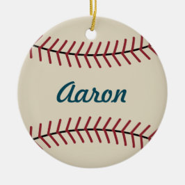 Persoonlijke Kerstbal Baseball Sport Ornament
