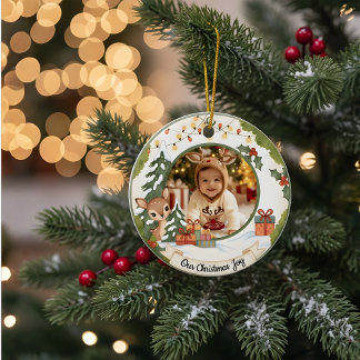 Persoonlijke Kerstbal | Foto Aandenken Keramisch Ornament