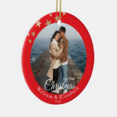 Persoonlijke Kerstbal Keramisch Ornament (Rechts)
