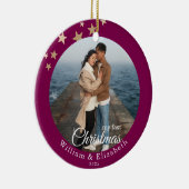 Persoonlijke Kerstbal Keramisch Ornament (Rechts)