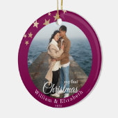 Persoonlijke Kerstbal Keramisch Ornament (Links)