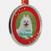 Persoonlijke Kerstbal Metalen Ornament (Rechts)