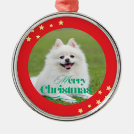 Persoonlijke Kerstbal Metalen Ornament