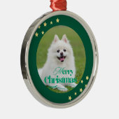 Persoonlijke Kerstbal Metalen Ornament (Rechts)