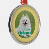 Persoonlijke Kerstbal Metalen Ornament (Rechts)