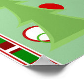 Persoonlijke kerstbanner poster (Hoek)