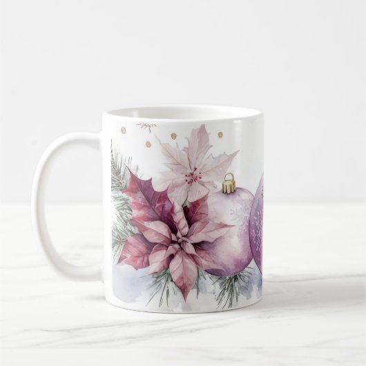 Persoonlijke kerstbeker met naam koffiemok (Links)